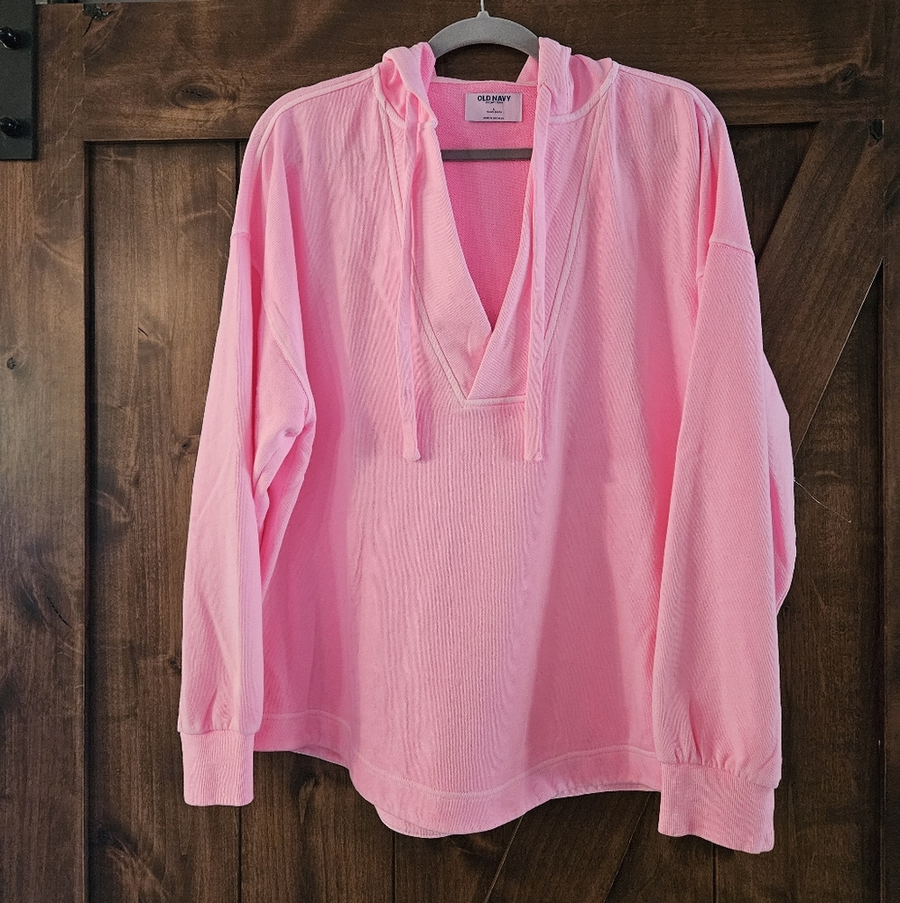 Old Navy Pink Pullover Women's Size Large